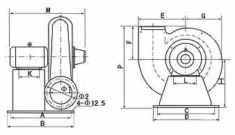 5-34、27、32系列離心風(fēng)機(jī)